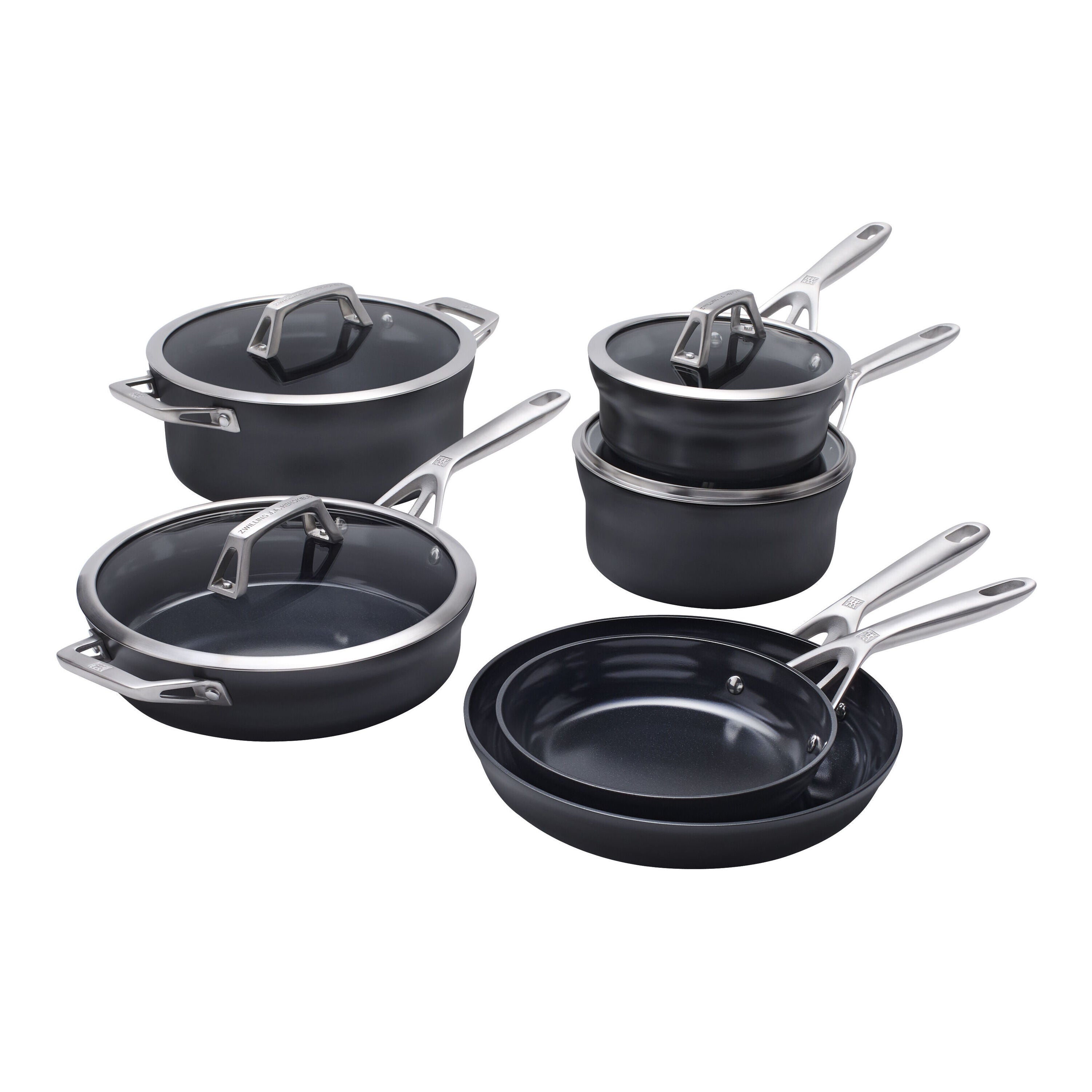 ZWILLING Motion Ceramic 10 Piece Aluminum Cookware Set
