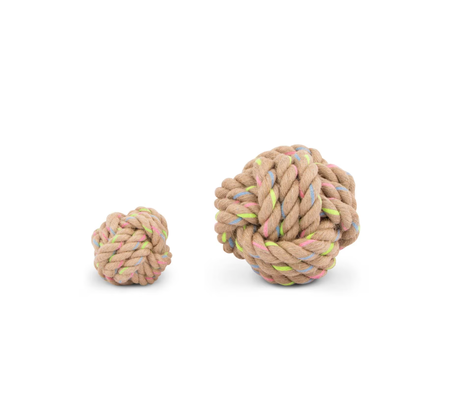 Natural Hemp Rope Ball | Recycled Cotton