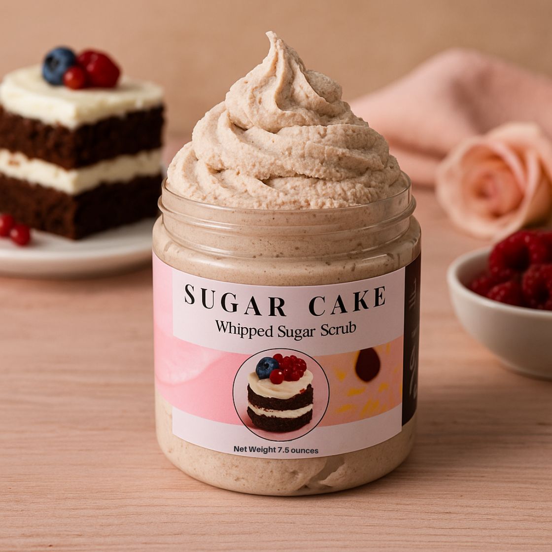 Luscious Sugar Cake Sugar Scrub